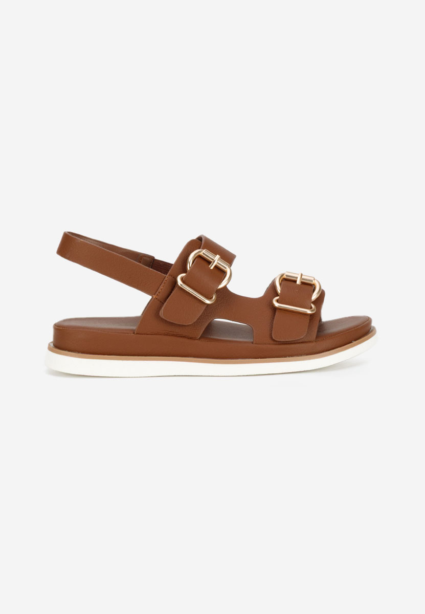 Sandali con plateau Semenia marrone