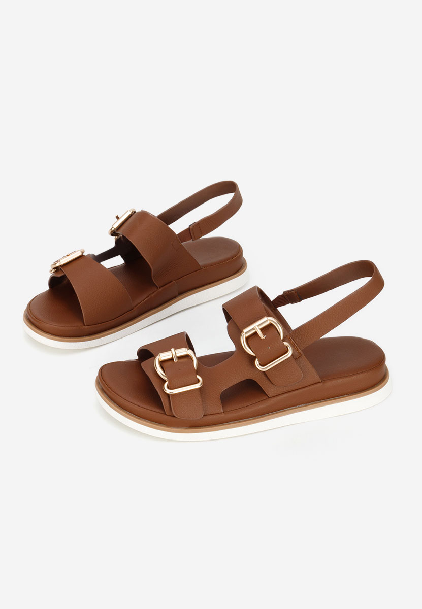 Sandali con plateau Semenia marrone