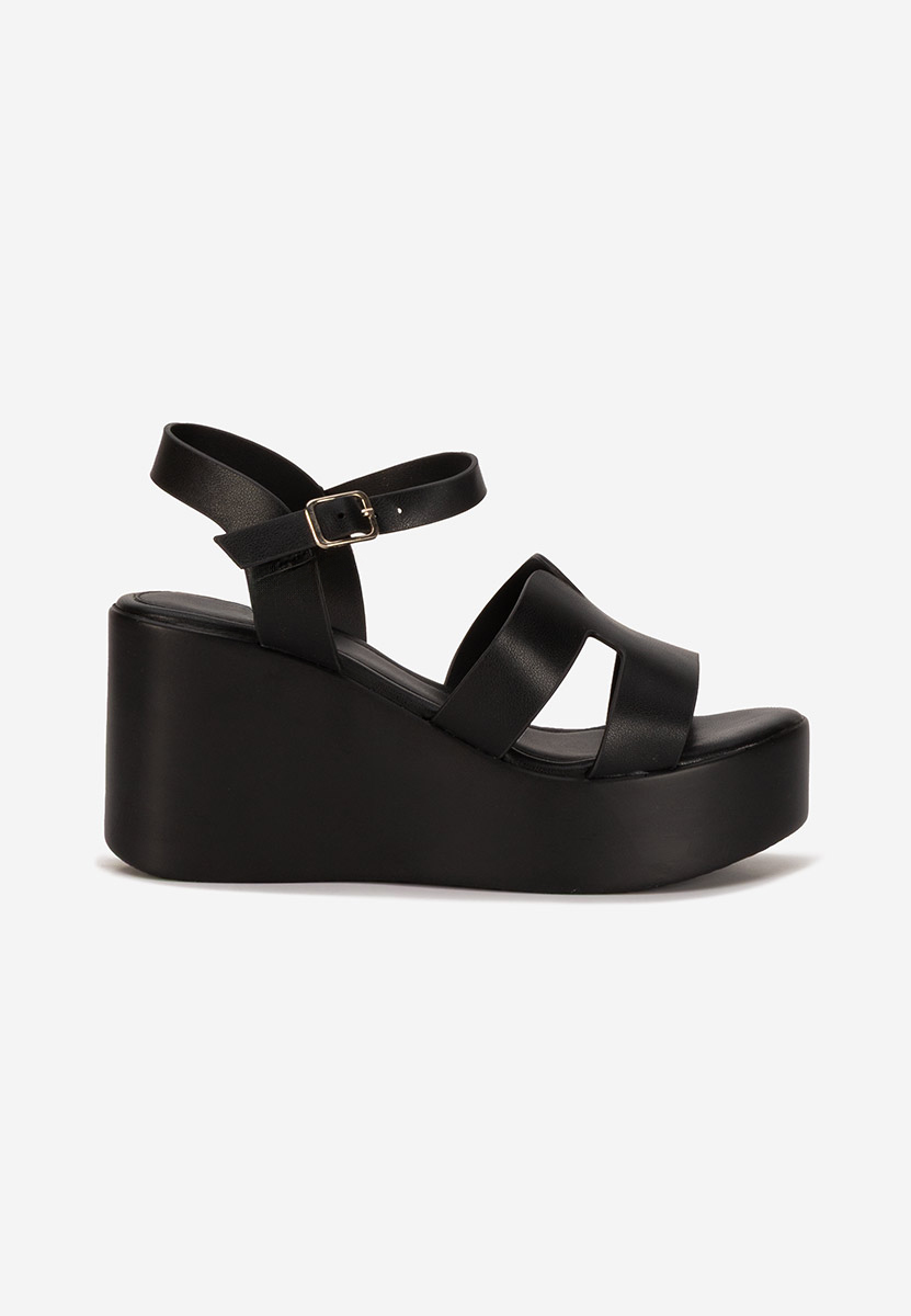Sandali platform Raselia nero