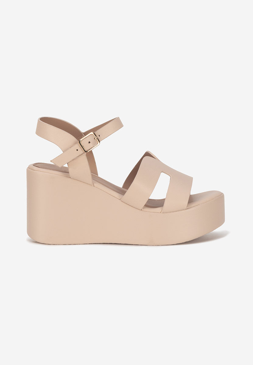 Sandali platform Raselia nude