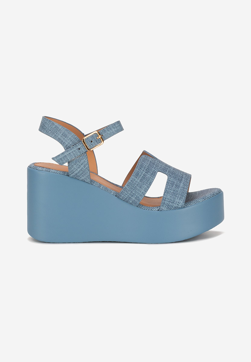Sandali platform Raselia denim