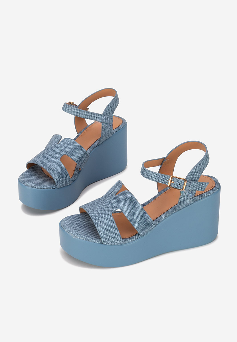 Sandali platform Raselia denim
