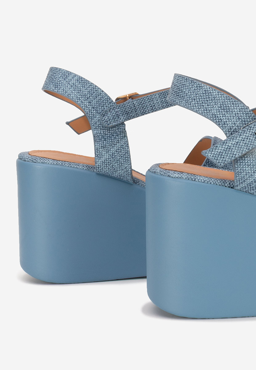 Sandali platform Raselia denim