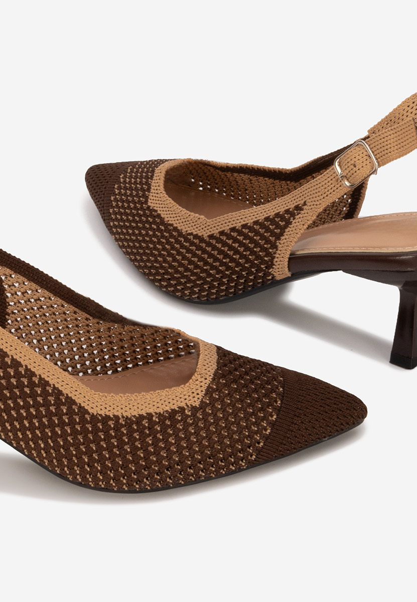 Décolleté Slingback Rabiella marrone