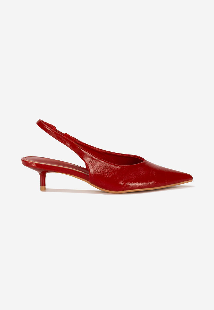 Décolleté Slingback Nirvania rosso
