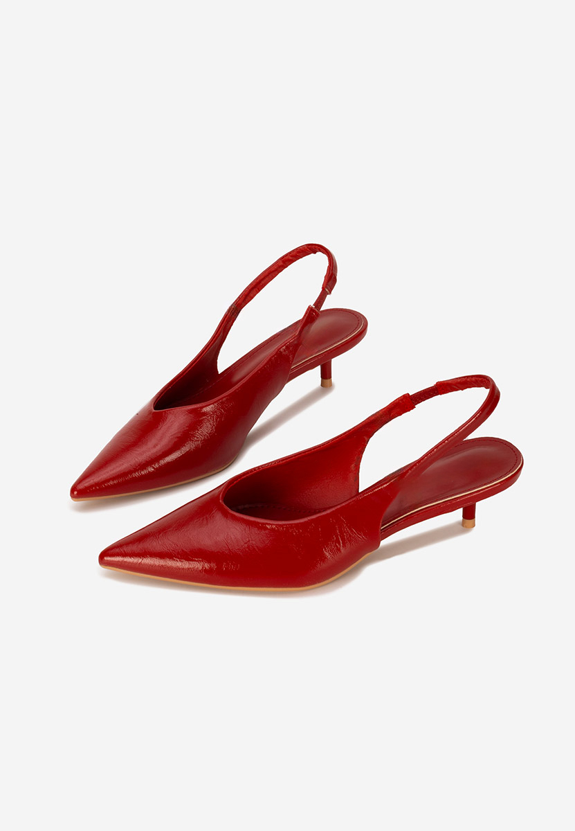 Décolleté Slingback Nirvania rosso