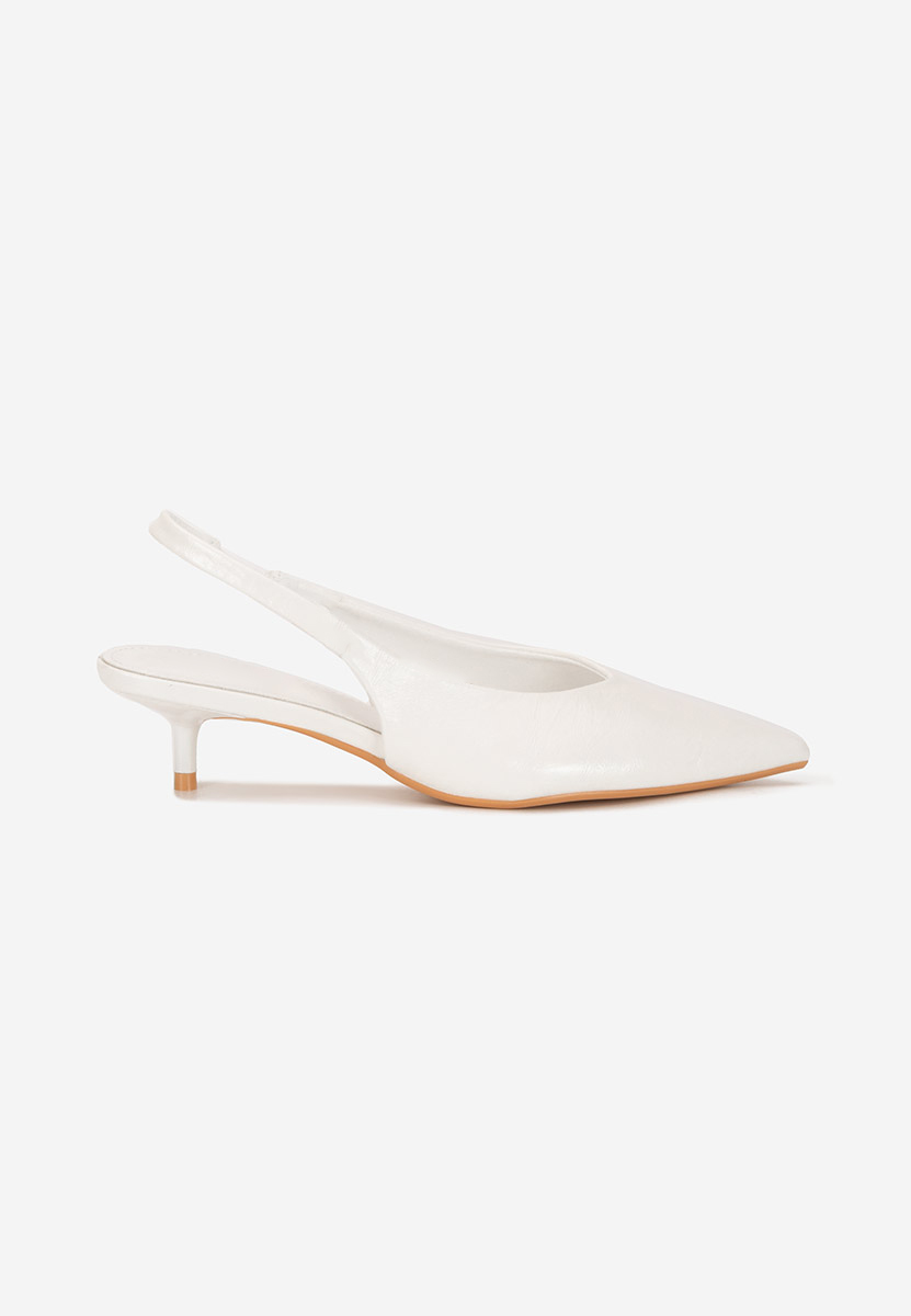 Décolleté Slingback Nirvania bianchi