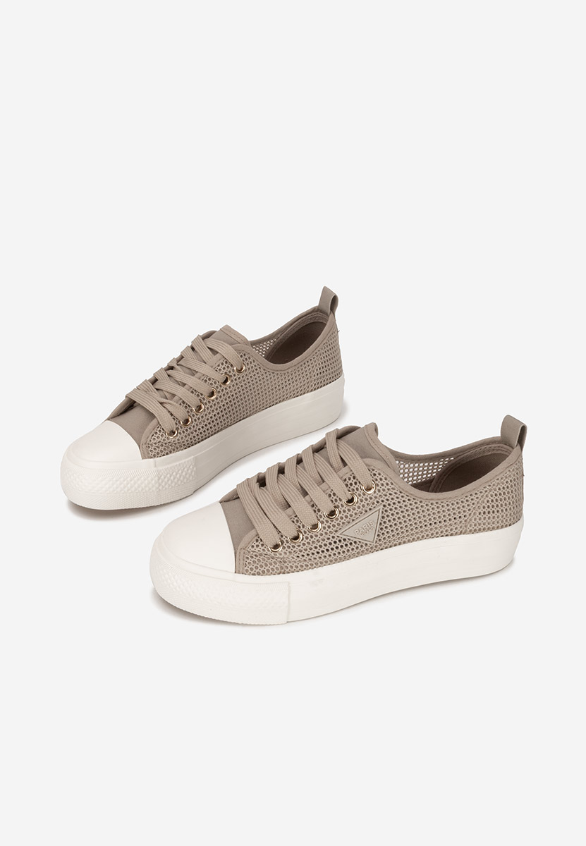 Scarpe da ginnastica donna Fanita cachi