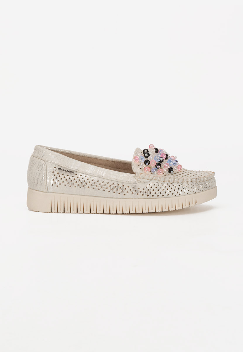 Mocassini da donna Lynna V3 beige