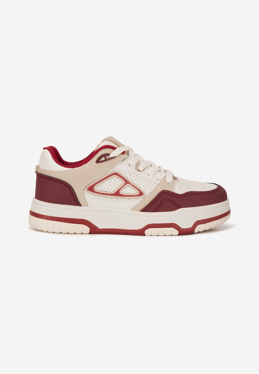 Sneakers con plateau Damarya granata
