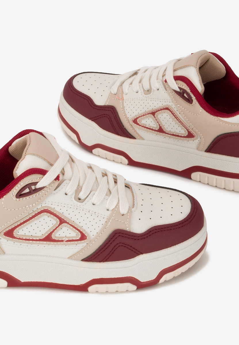 Sneakers con plateau Damarya granata