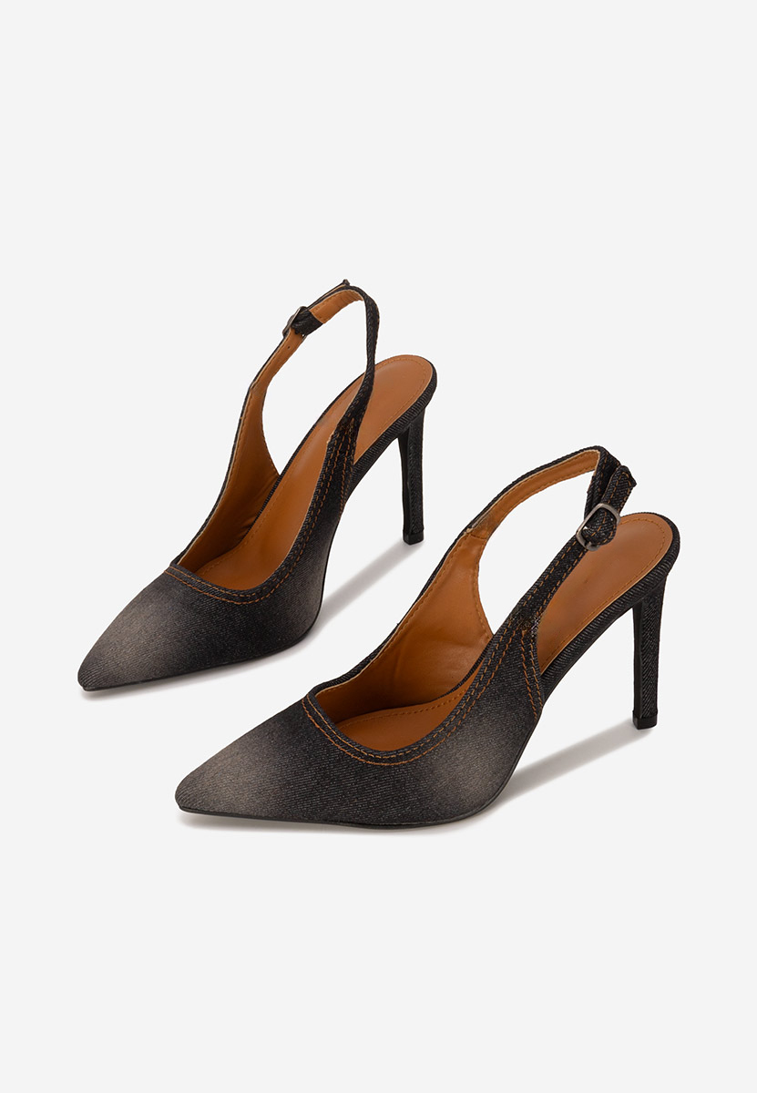 Décolleté Slingback Aliomia nero