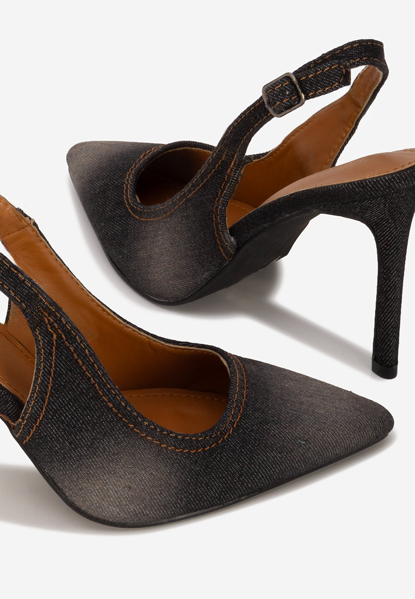 Décolleté Slingback Aliomia nero