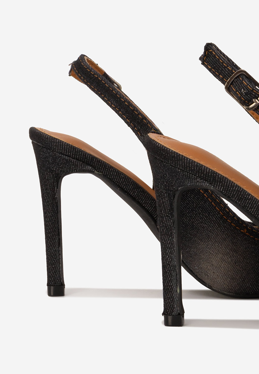 Décolleté Slingback Aliomia nero