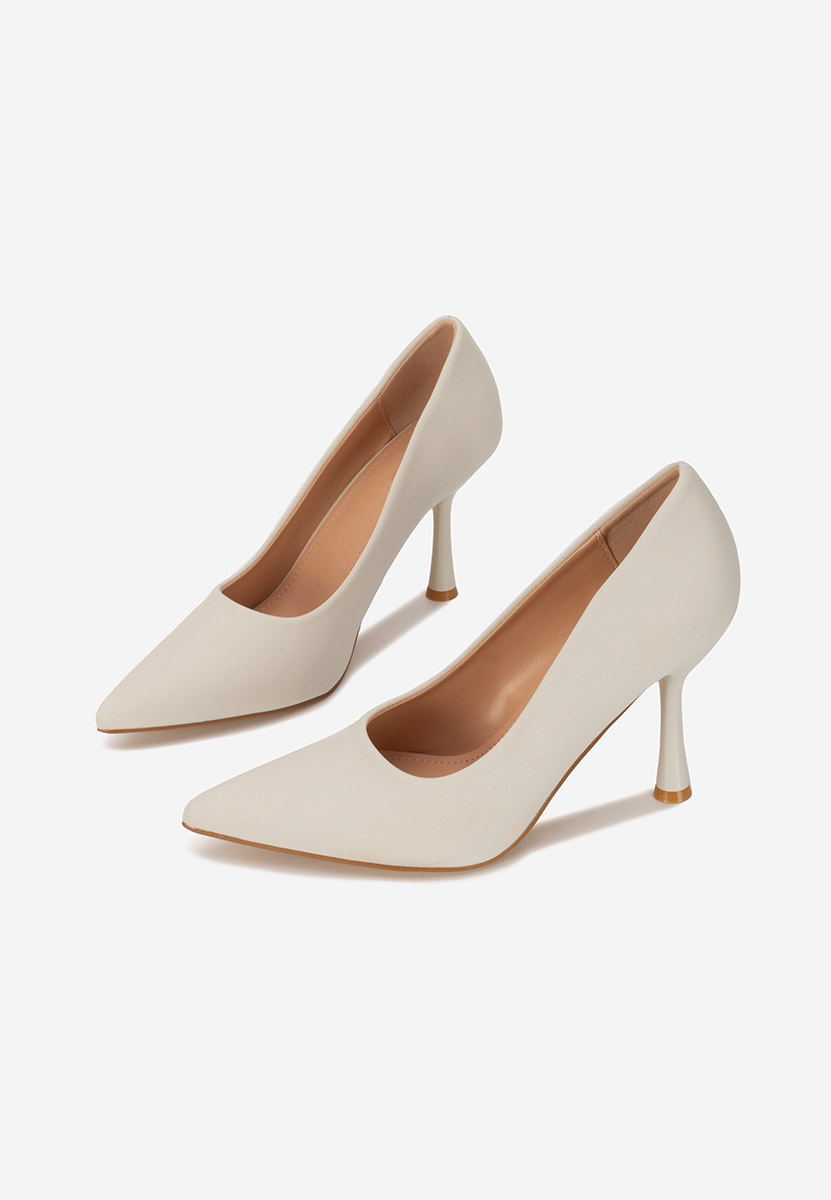 Décolleté tacco a spillo Anuria beige