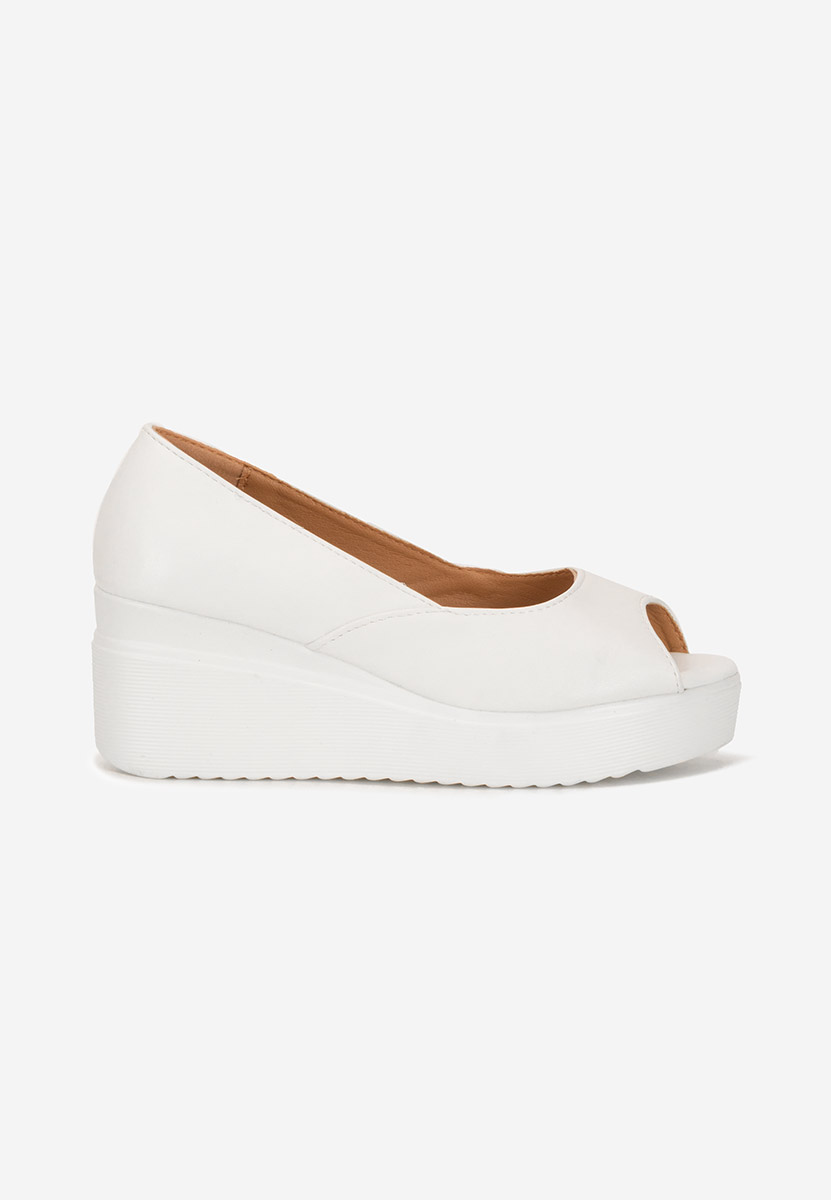 Scarpe con zeppa Luannsa bianchi