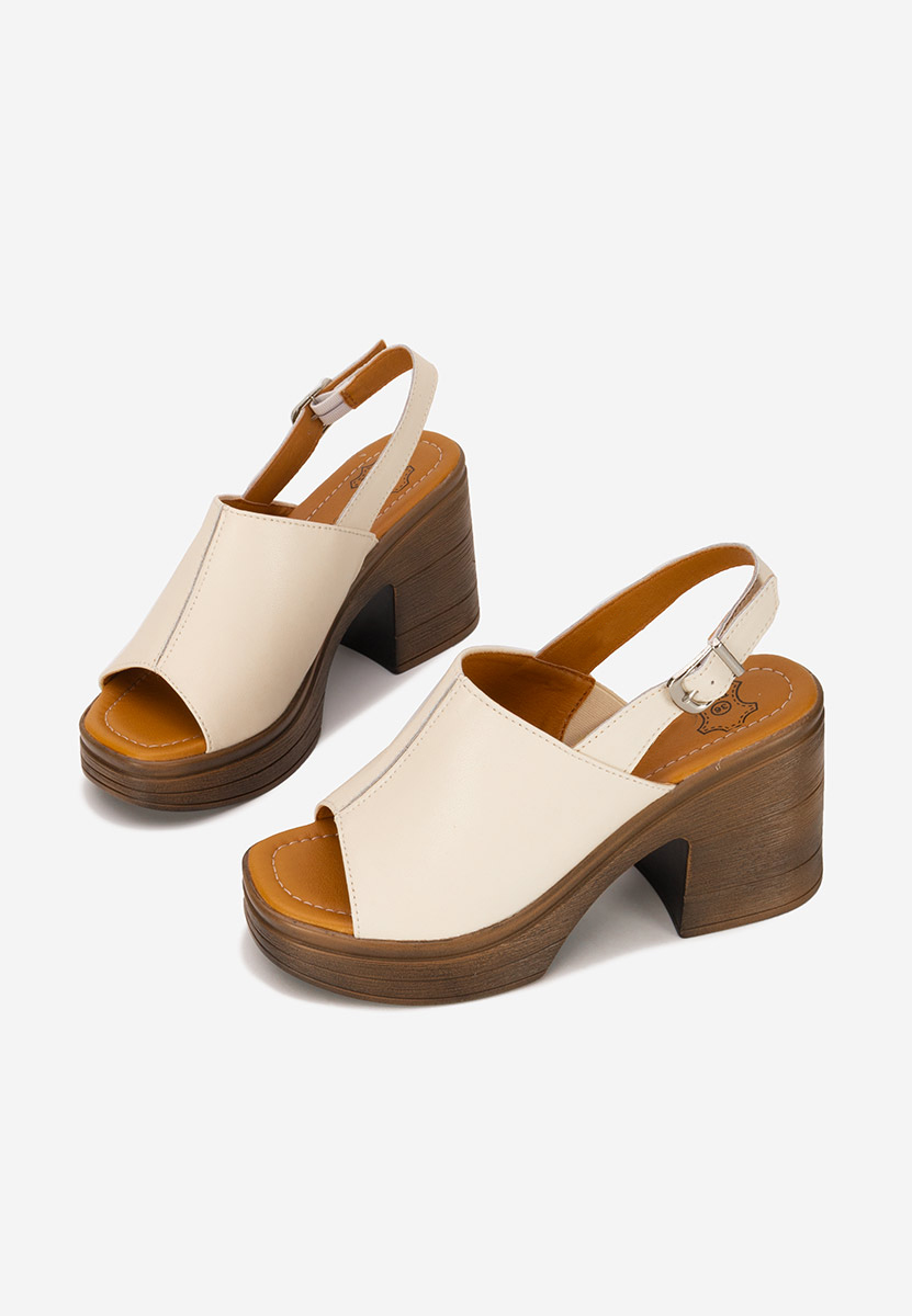 Sandali cuoio Gildea beige