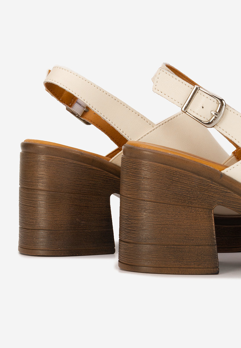 Sandali cuoio Gildea beige