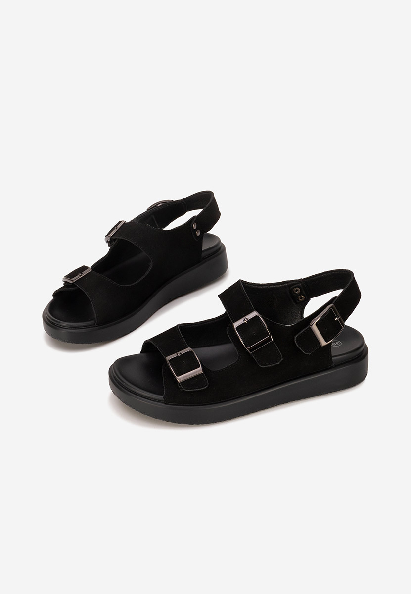 Sandali cuoio Herea nero