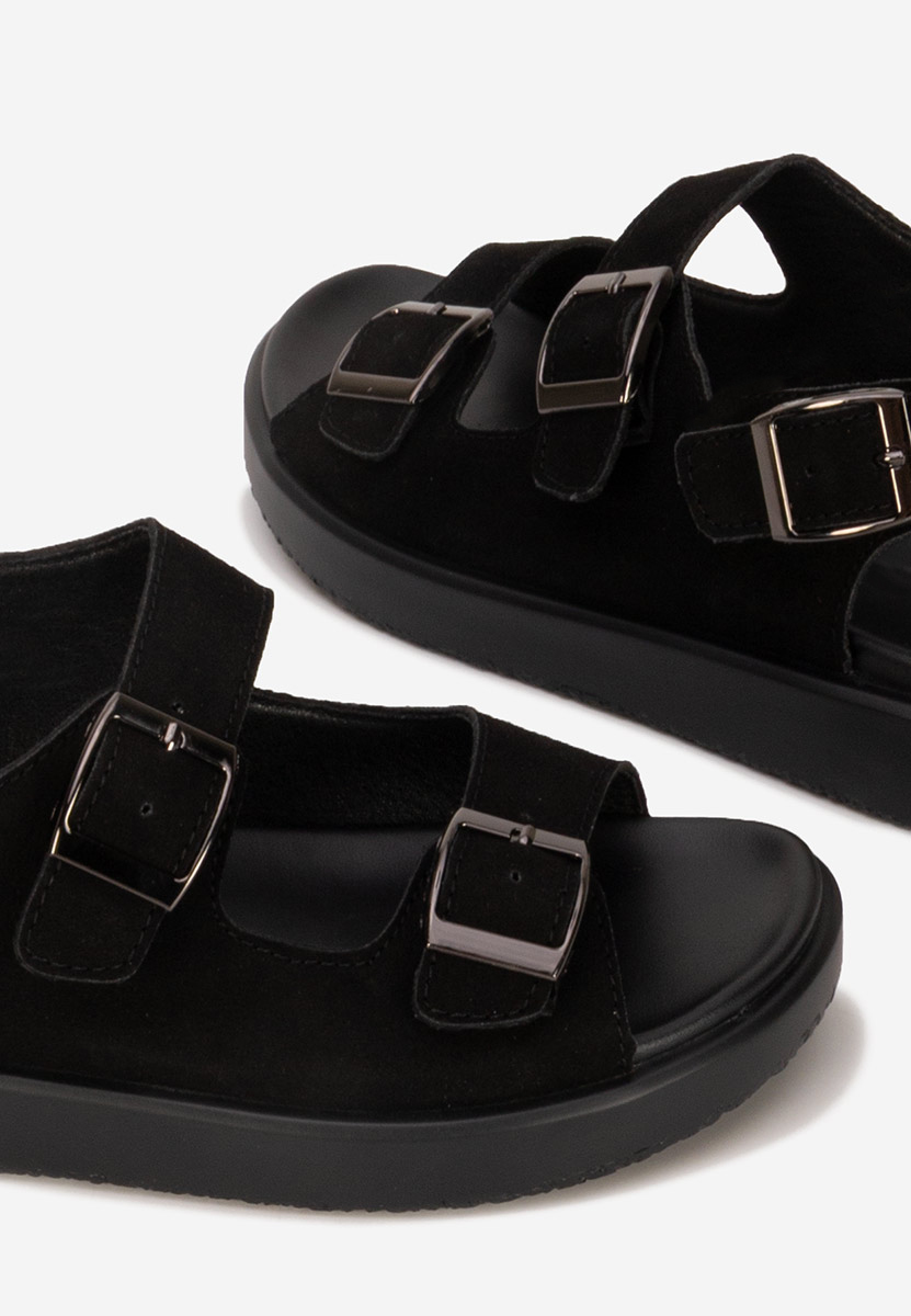 Sandali cuoio Herea nero