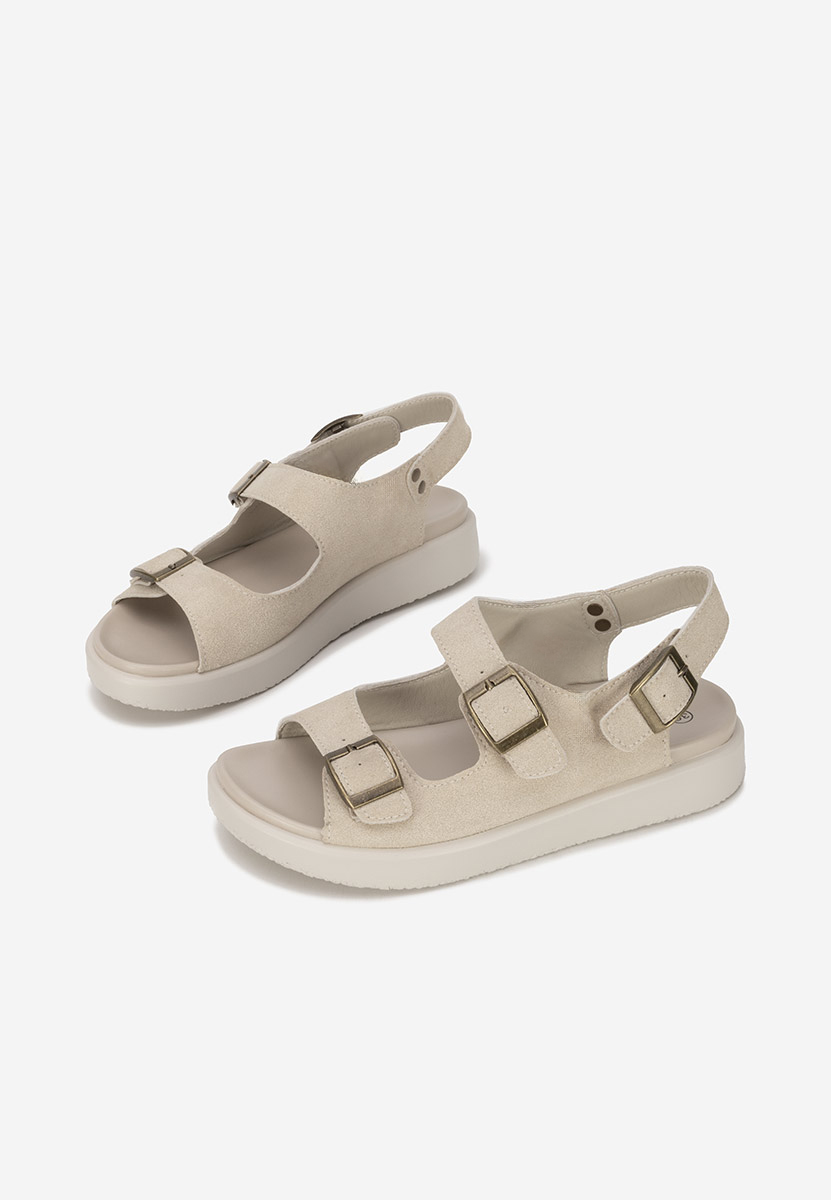 Sandali cuoio Herea beige