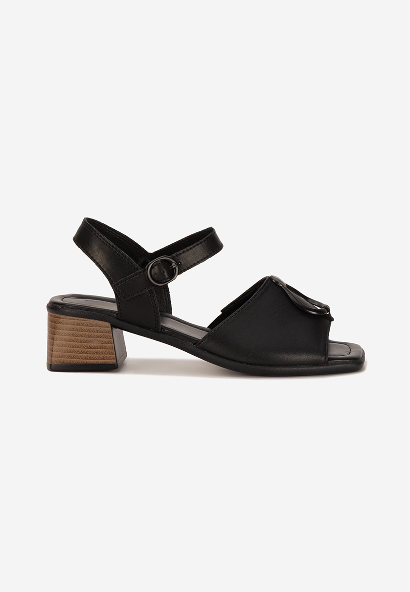 Sandali cuoio Errika nero