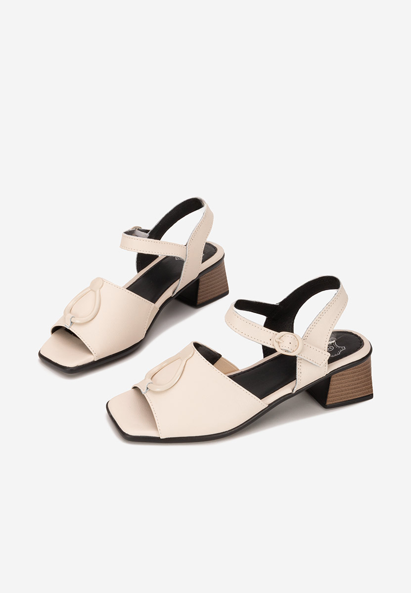 Sandali cuoio Errika beige