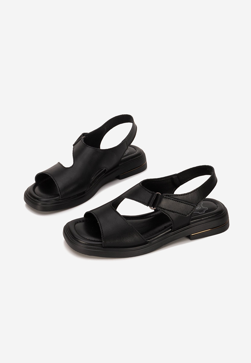 Sandali cuoio Isadoria nero