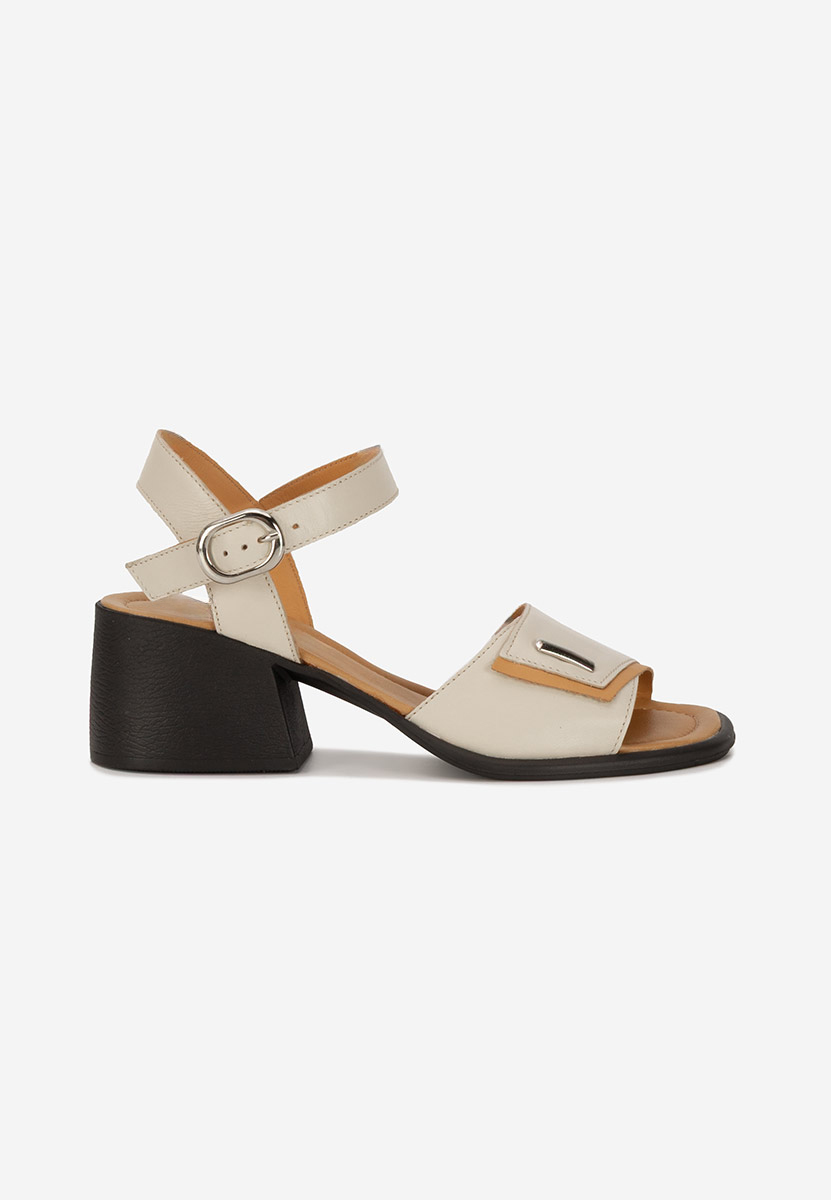 Sandali pelle Dominica beige