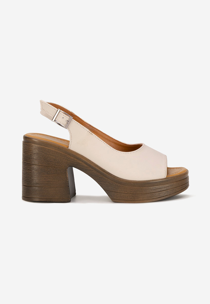 Sandali cuoio Leyana beige