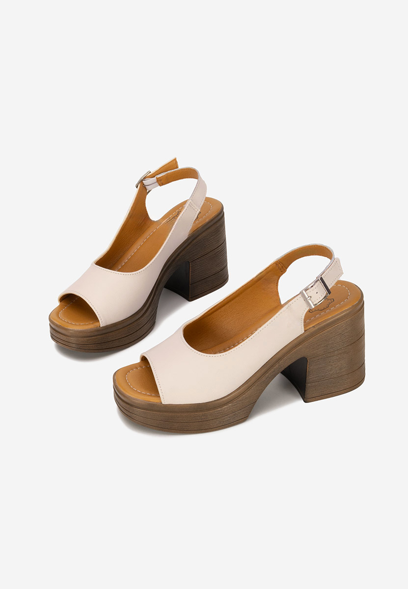 Sandali cuoio Leyana beige
