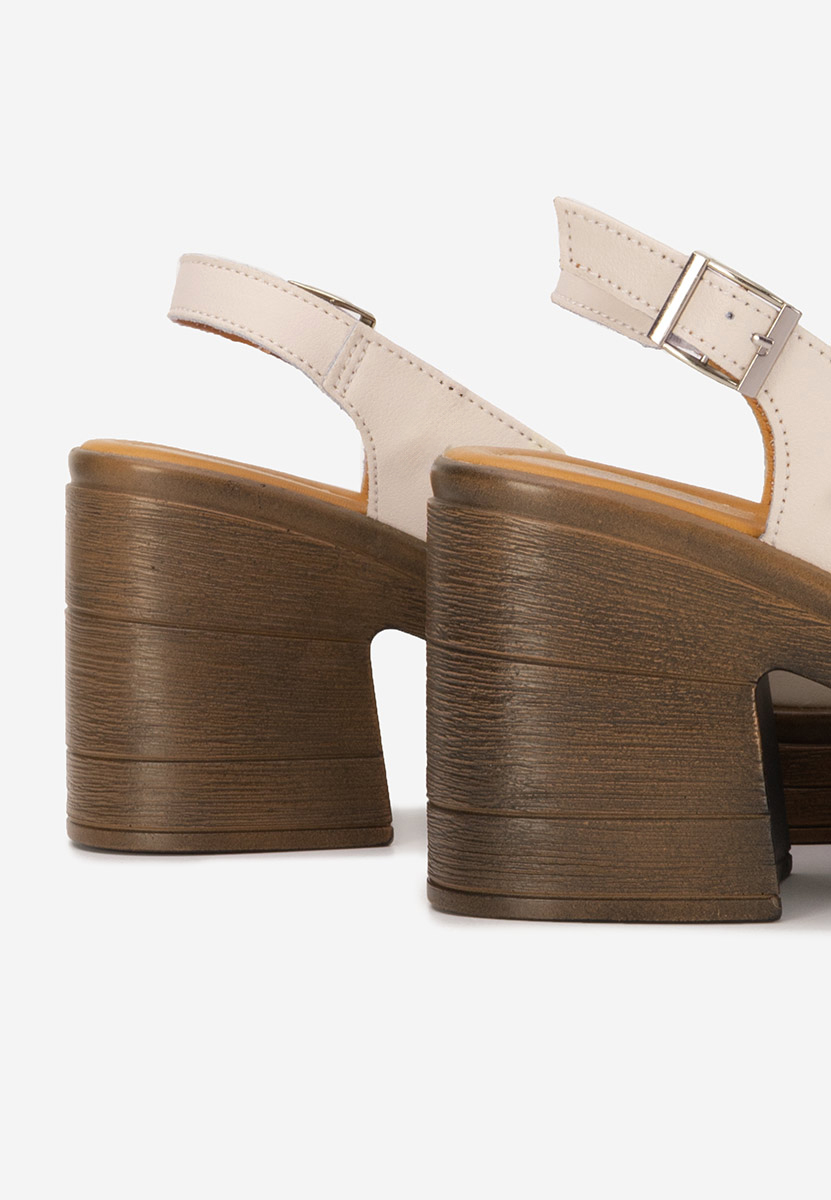 Sandali cuoio Leyana beige