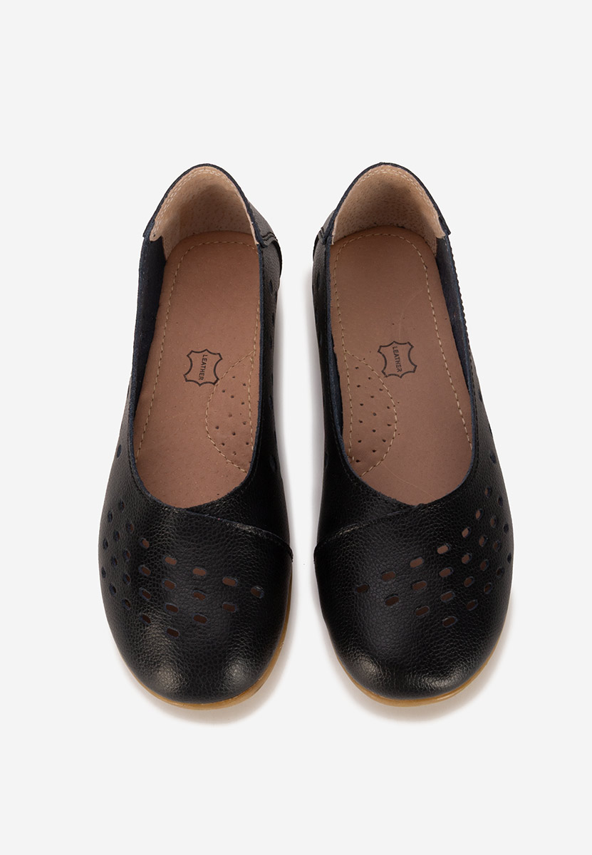 Ballerine pelle Andeia nero