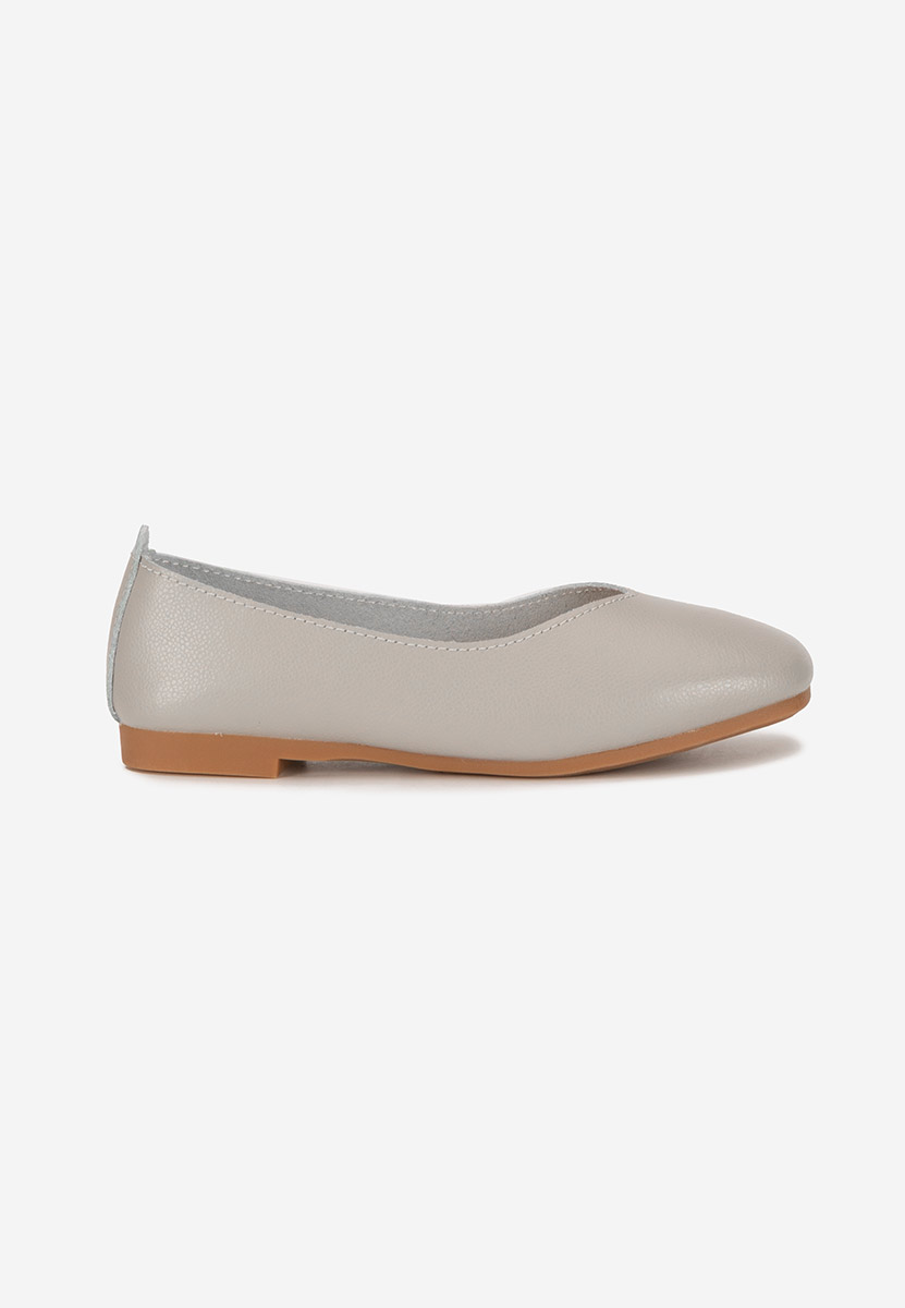 Ballerine pelle Gabiela grigio