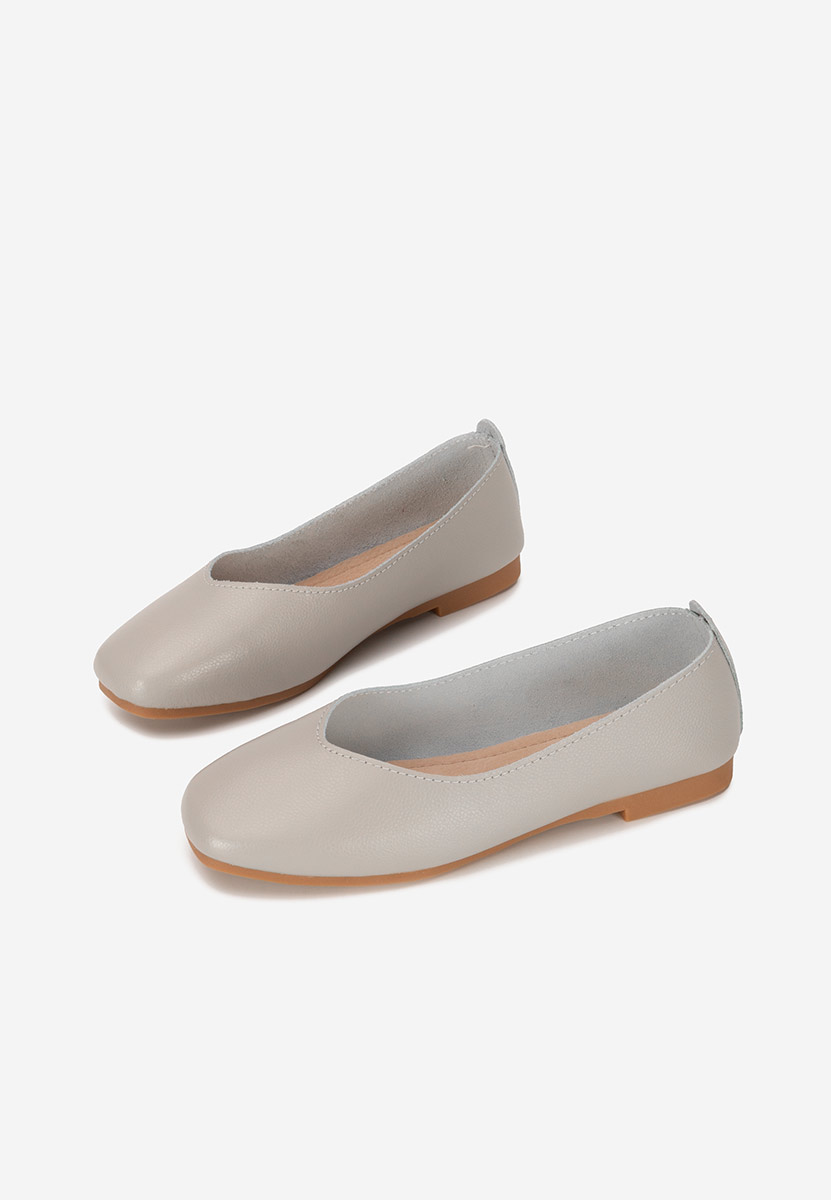 Ballerine pelle Gabiela grigio