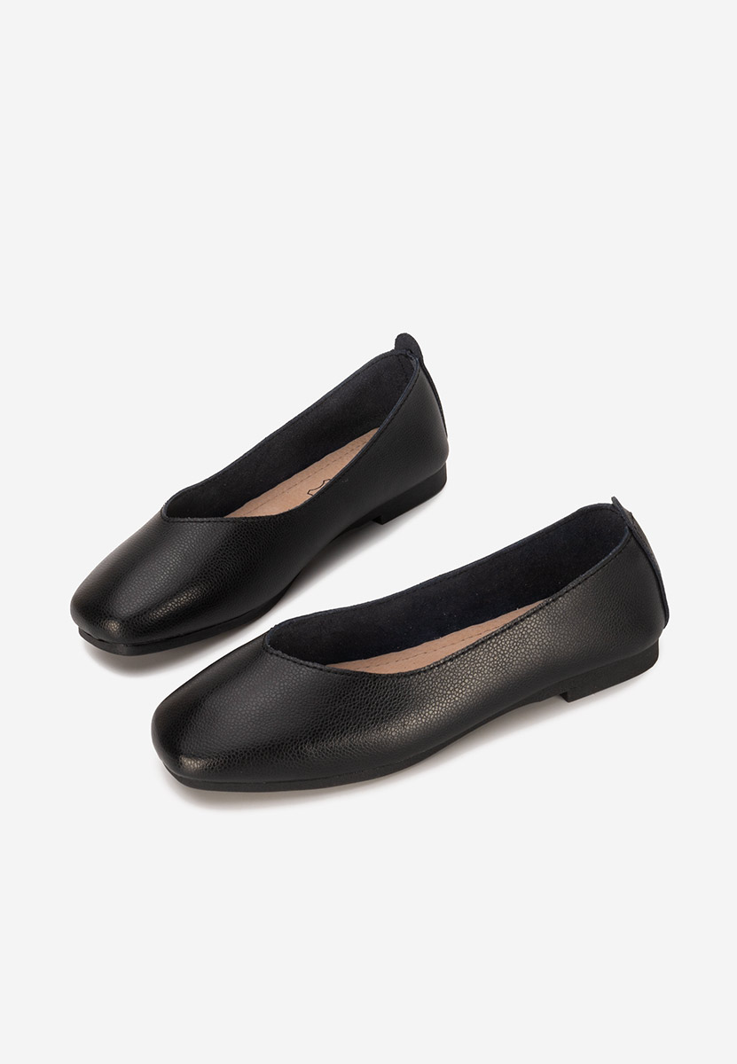 Ballerine pelle Gabiela nero
