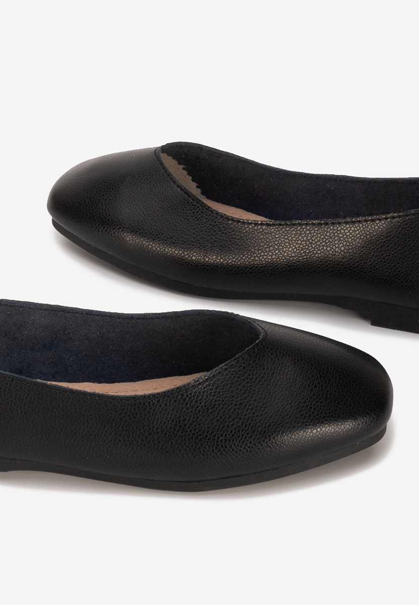 Ballerine pelle Gabiela nero