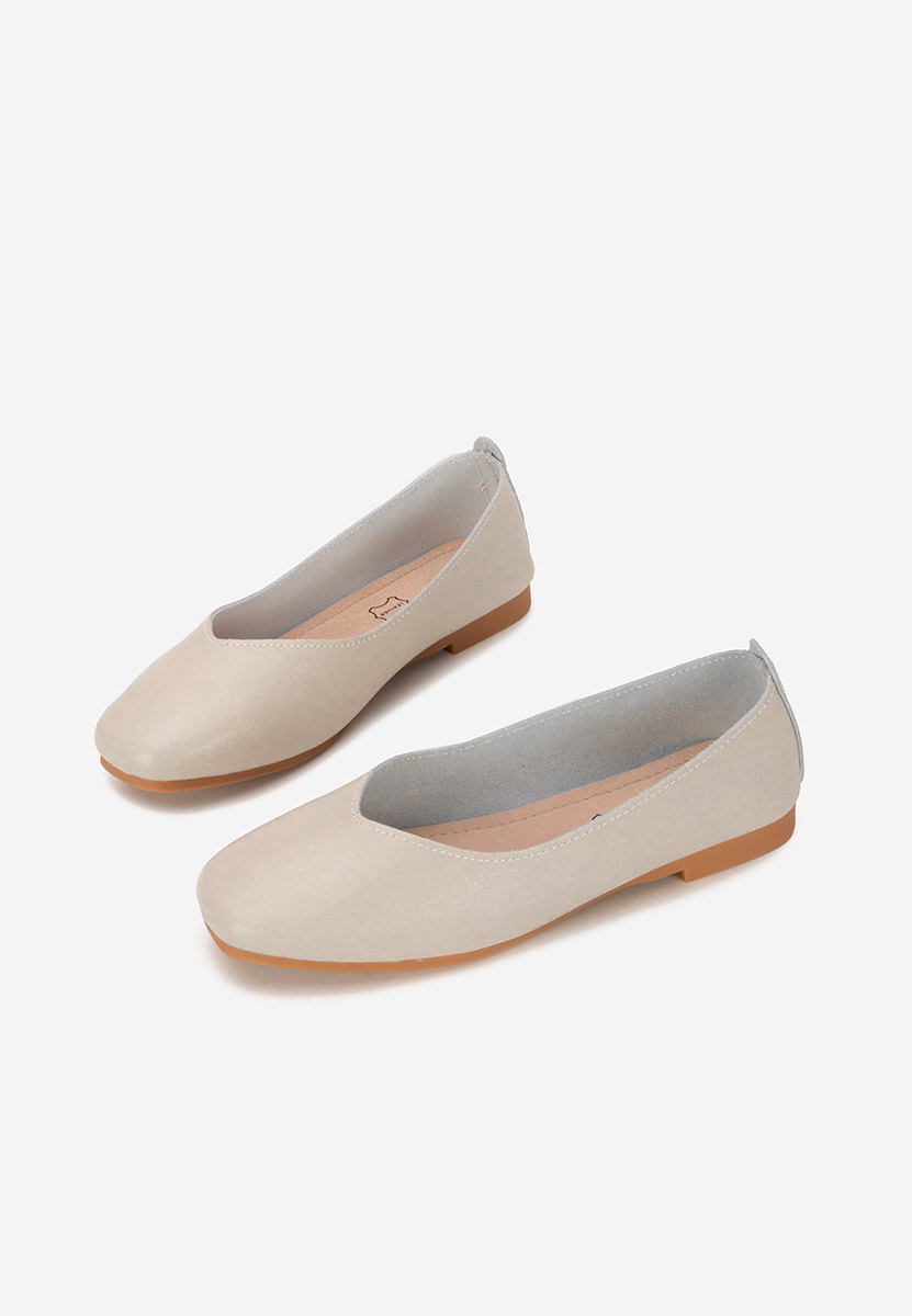 Ballerine pelle Gabiela beige