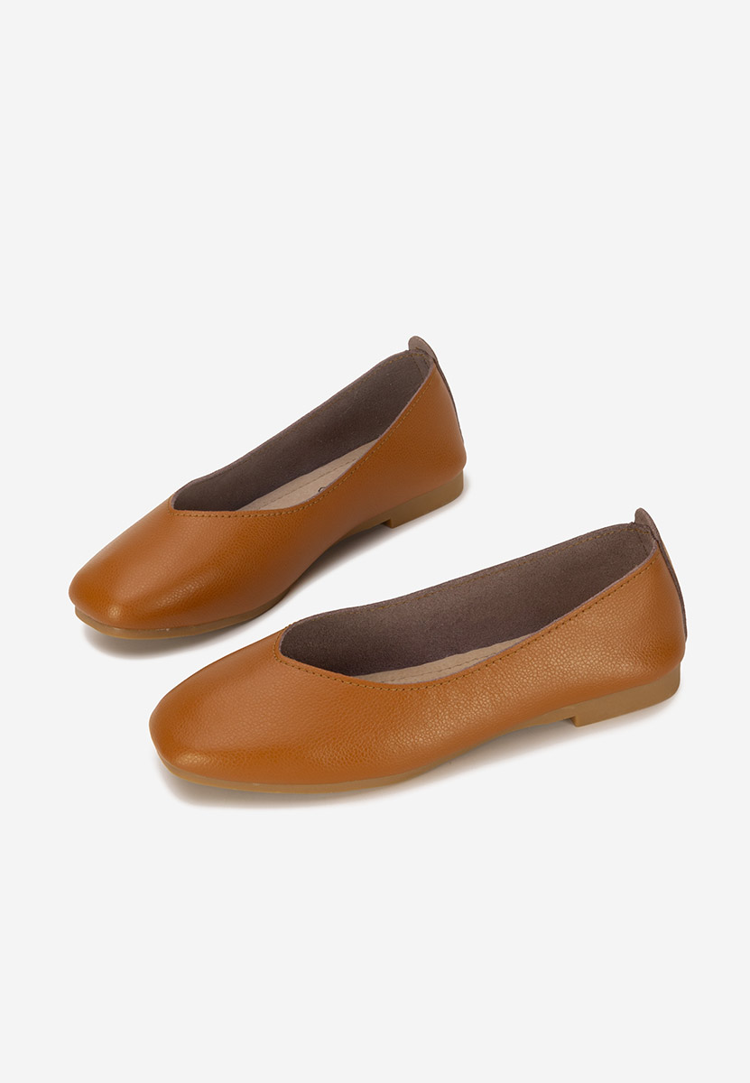 Ballerine pelle Gabiela marrone