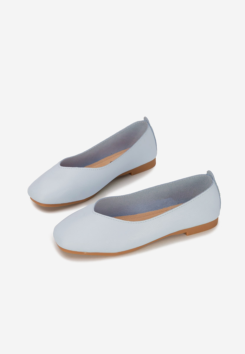 Ballerine pelle Gabiela blu