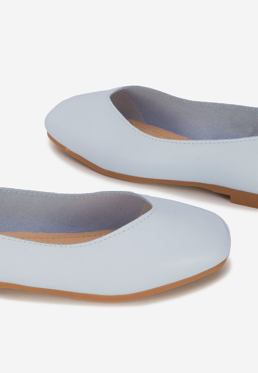 Ballerine pelle Gabiela blu