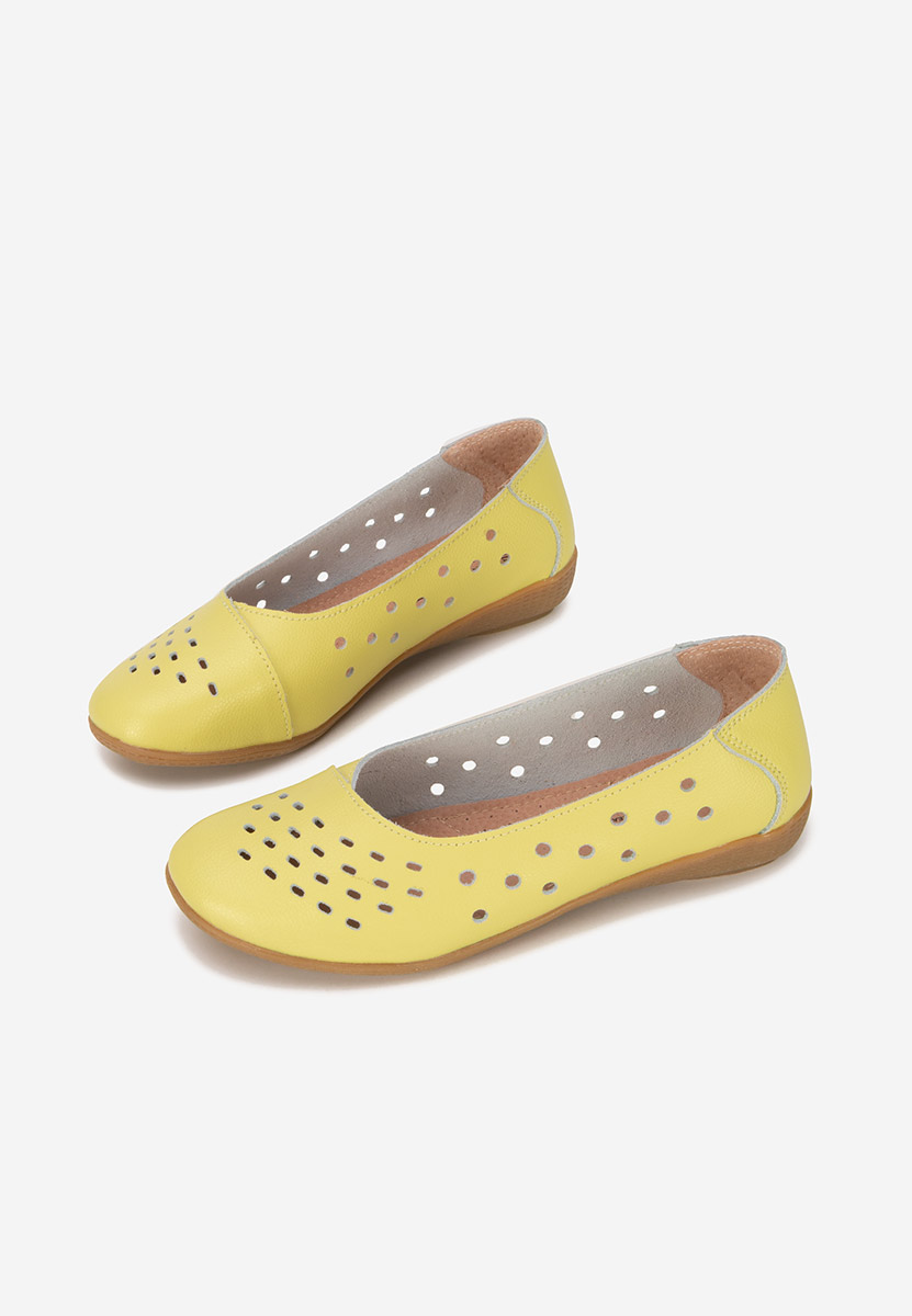 Ballerine pelle Andeia gialli