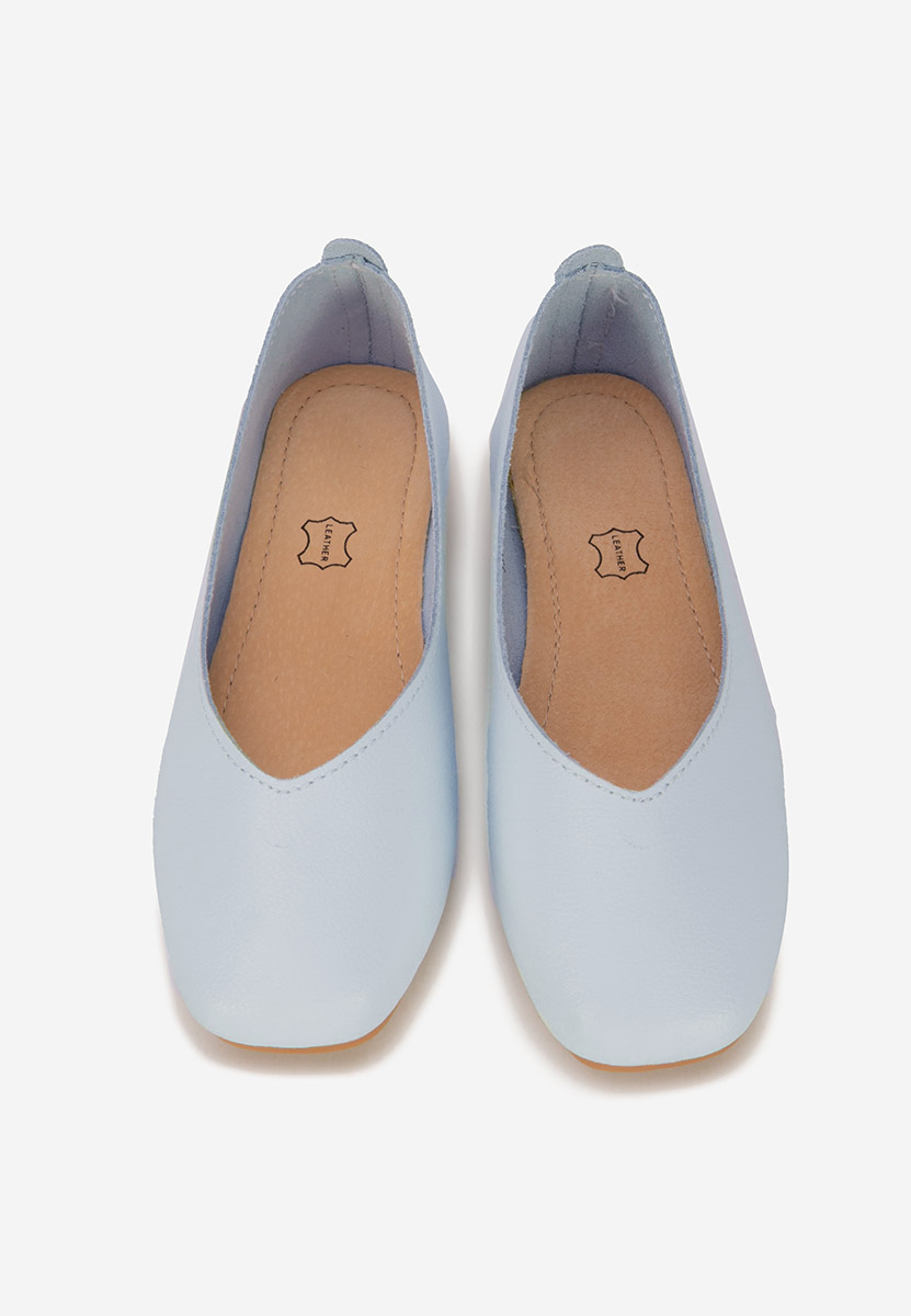 Ballerine pelle Gabiela blu