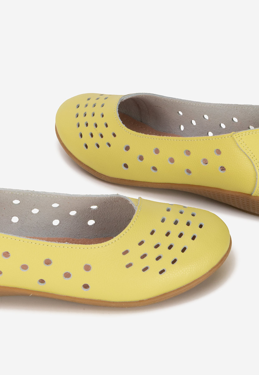 Ballerine pelle Andeia gialli