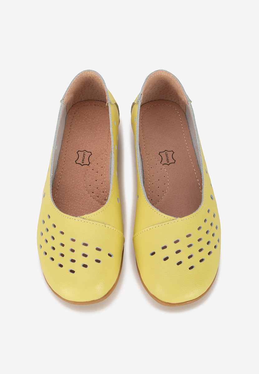 Ballerine pelle Andeia gialli