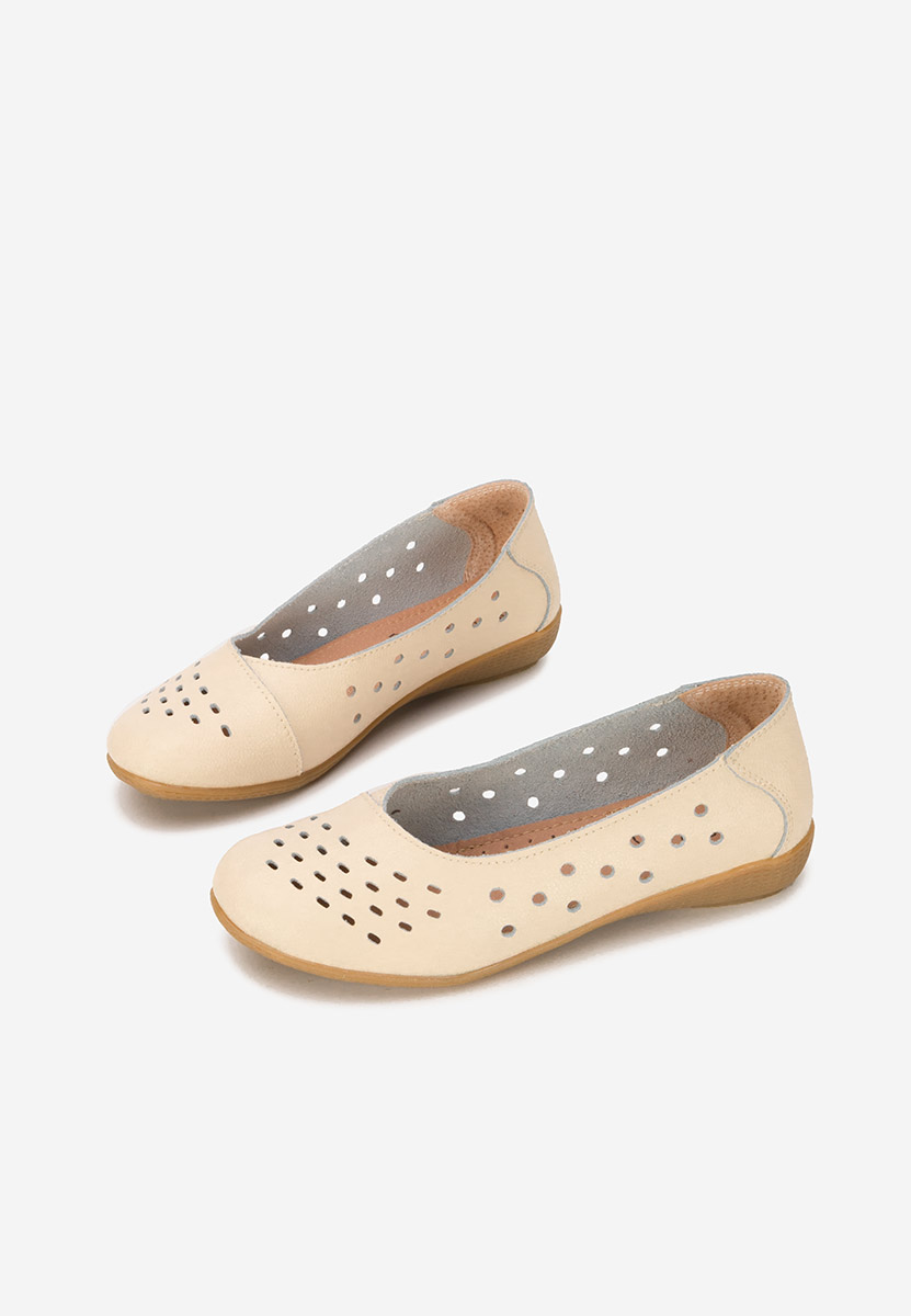 Ballerine pelle Andeia beige