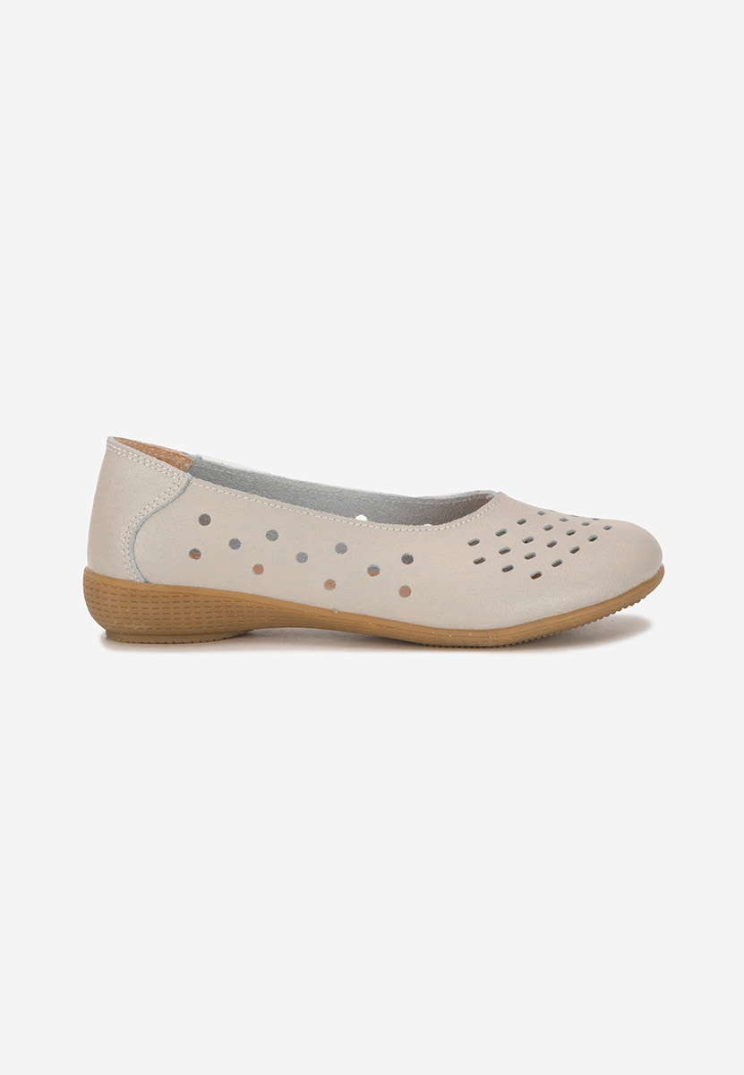 Ballerine pelle Andeia grigio