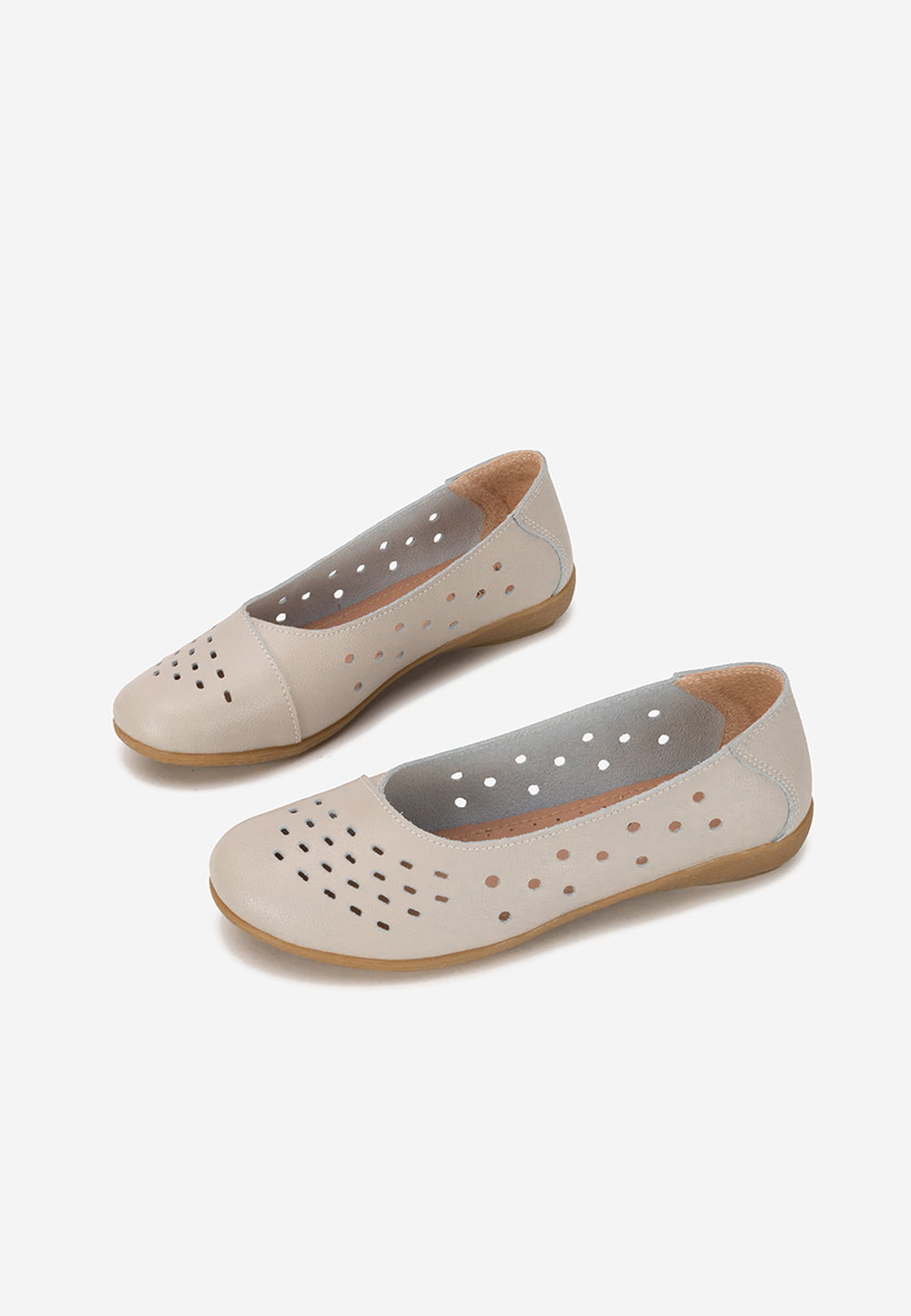 Ballerine pelle Andeia grigio
