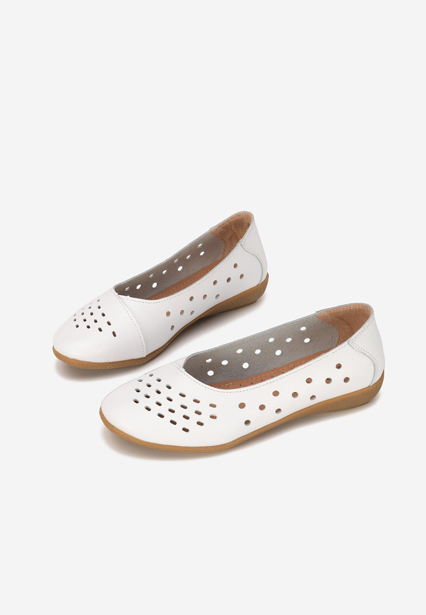 Ballerine pelle Andeia bianchi