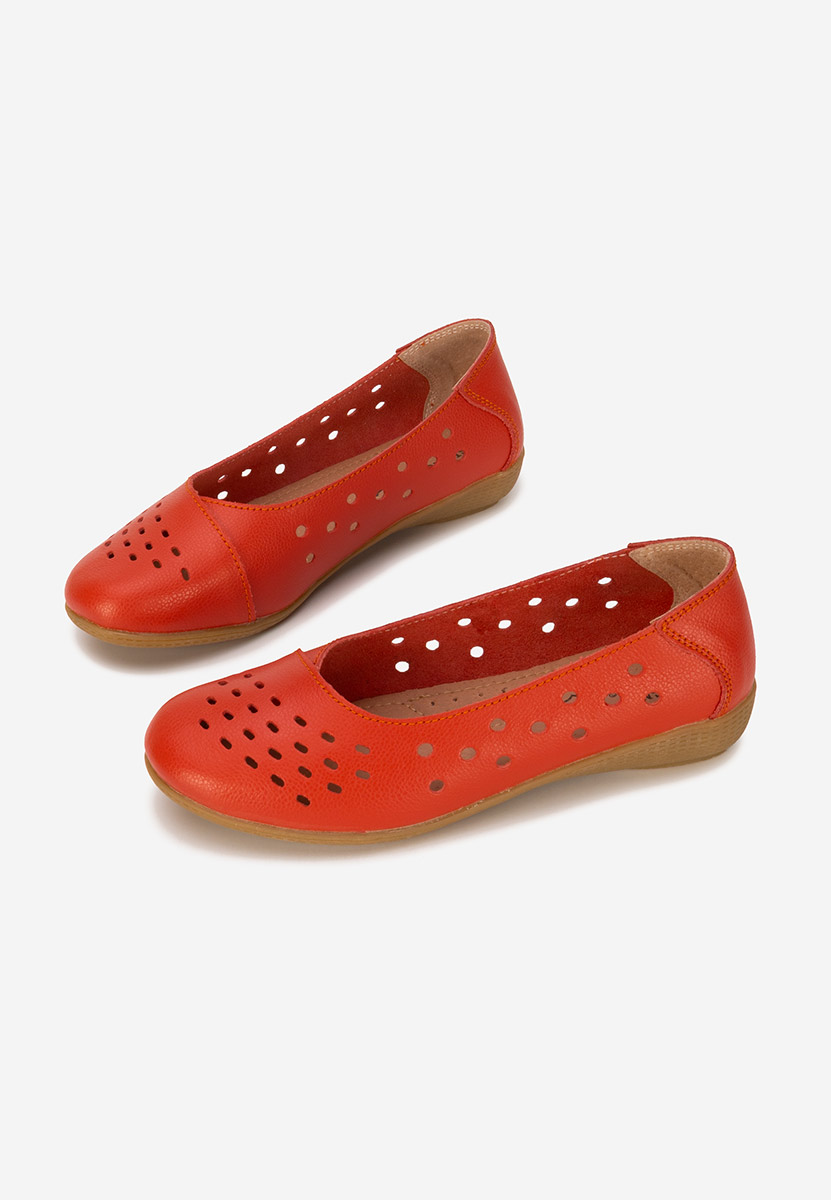 Ballerine pelle Andeia arancioni